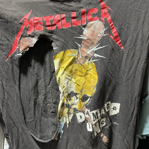 Metallica damage inc tour shirt vintage authentic